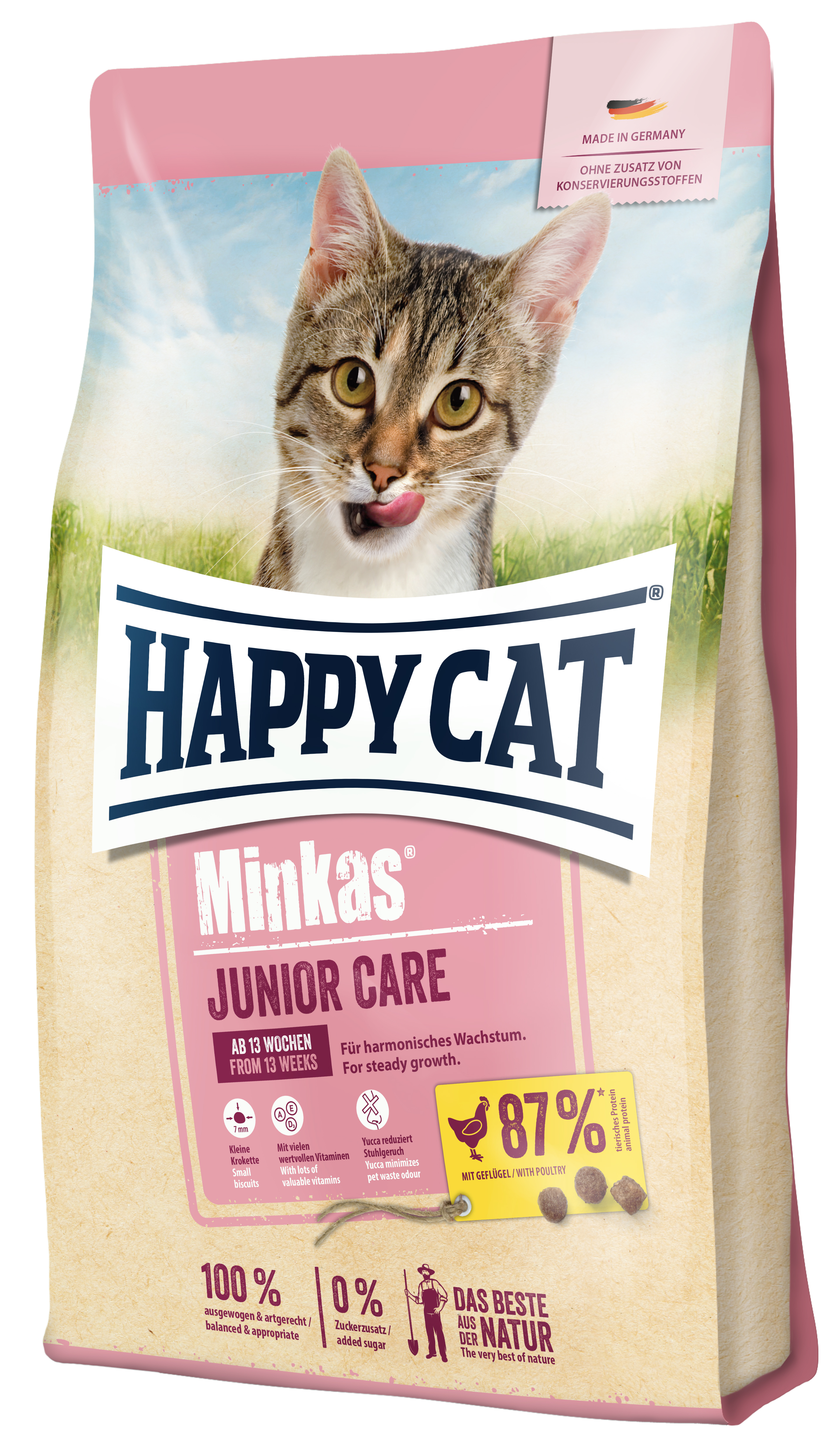 Happy Cat Minkas Junior Care Geflügel 500g