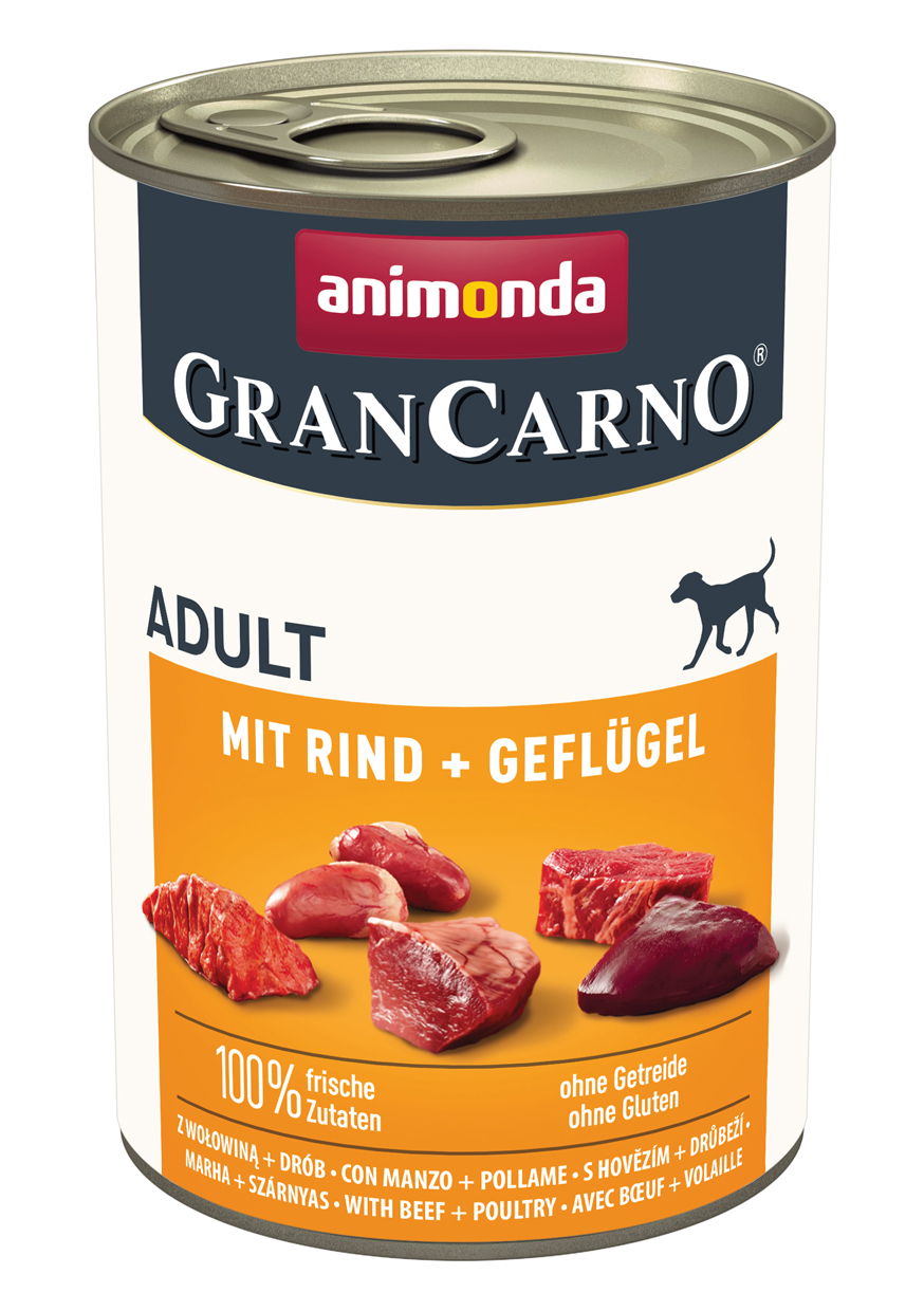 Animonda GranCarno Adult mit Rind+Geflügel 400g