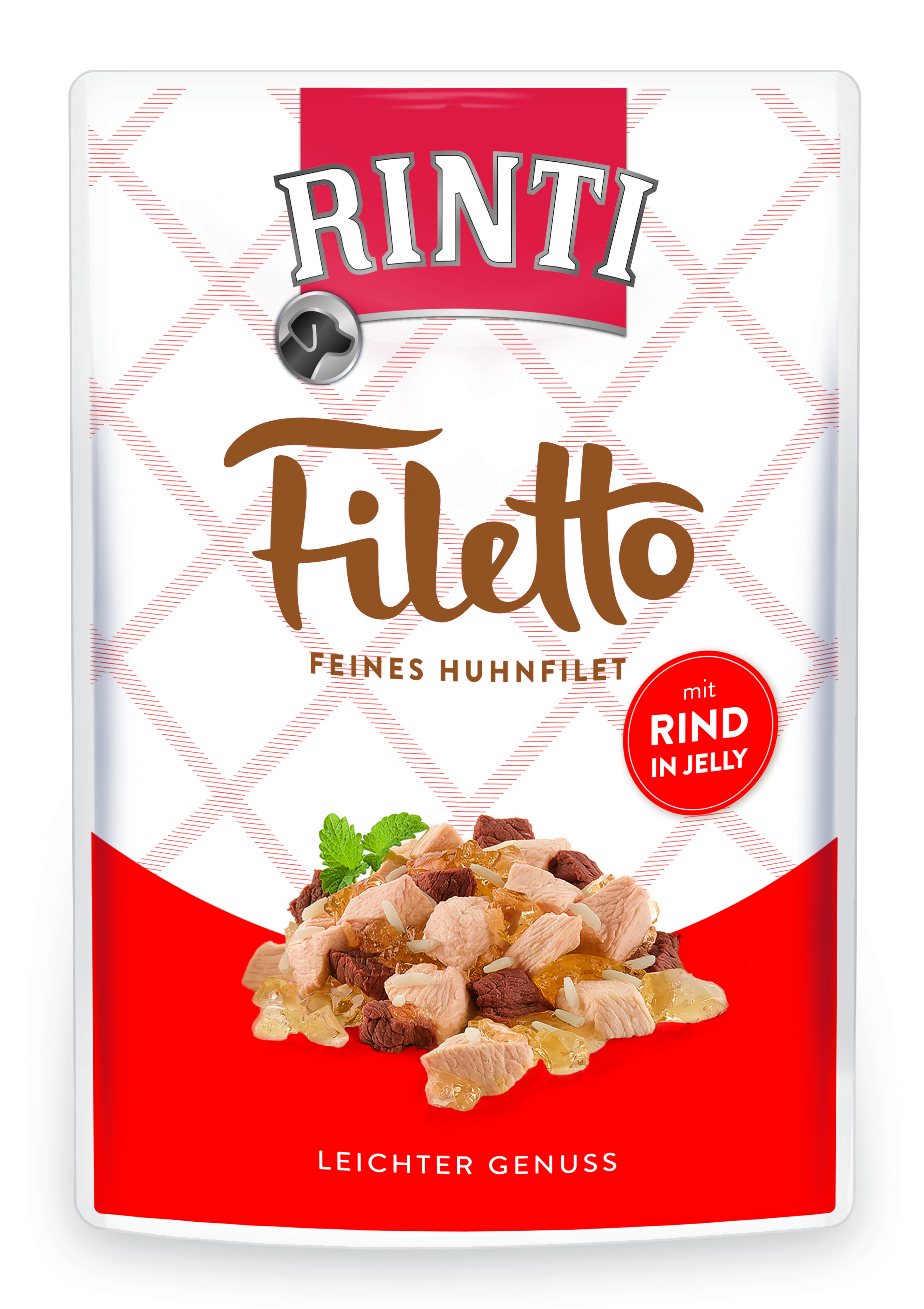 Rinti Filetto Jelly Huhn & Rind 100g
