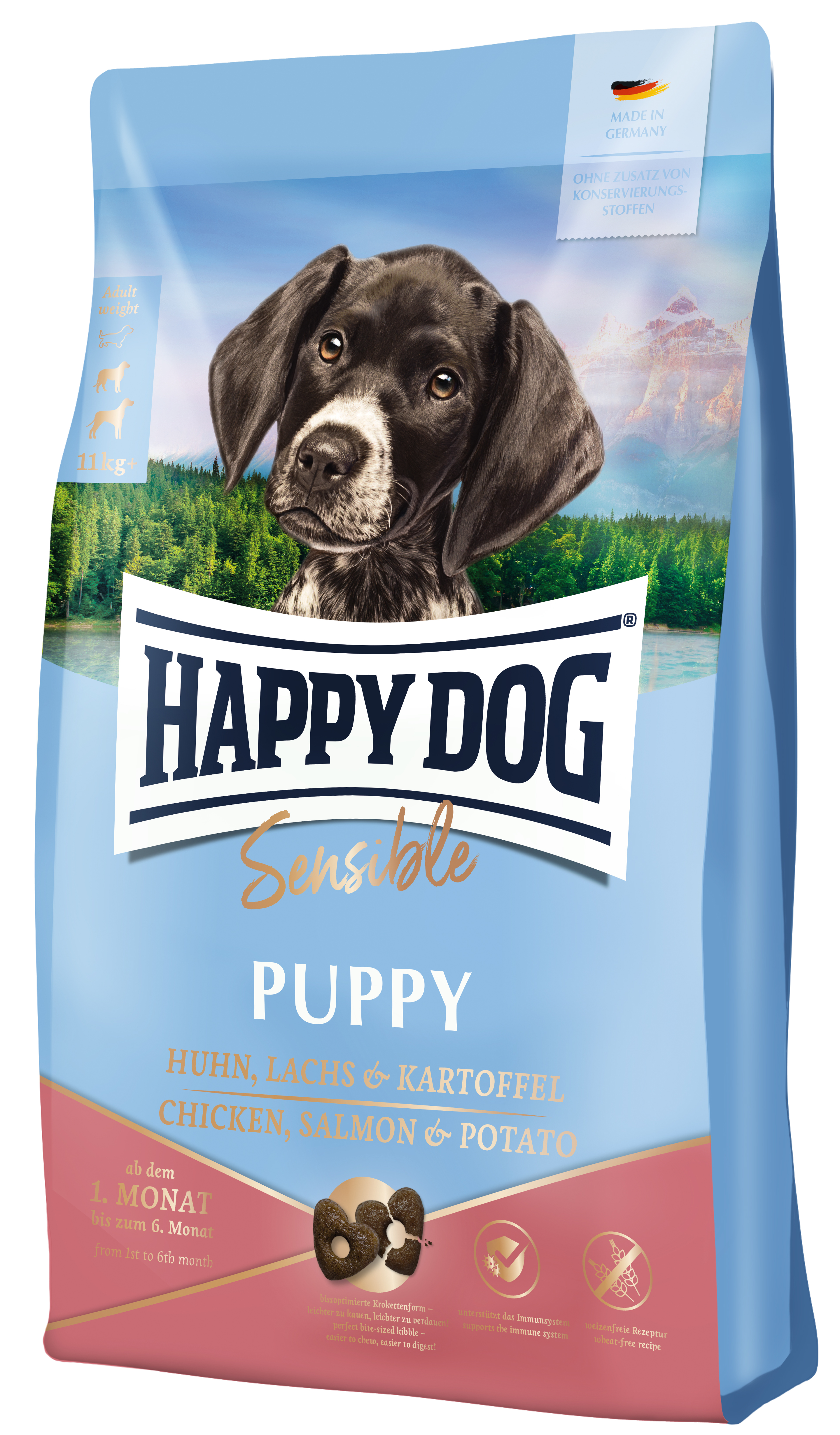 Happy Dog Sensible Puppy Lachs & Kartoffel 1 kg