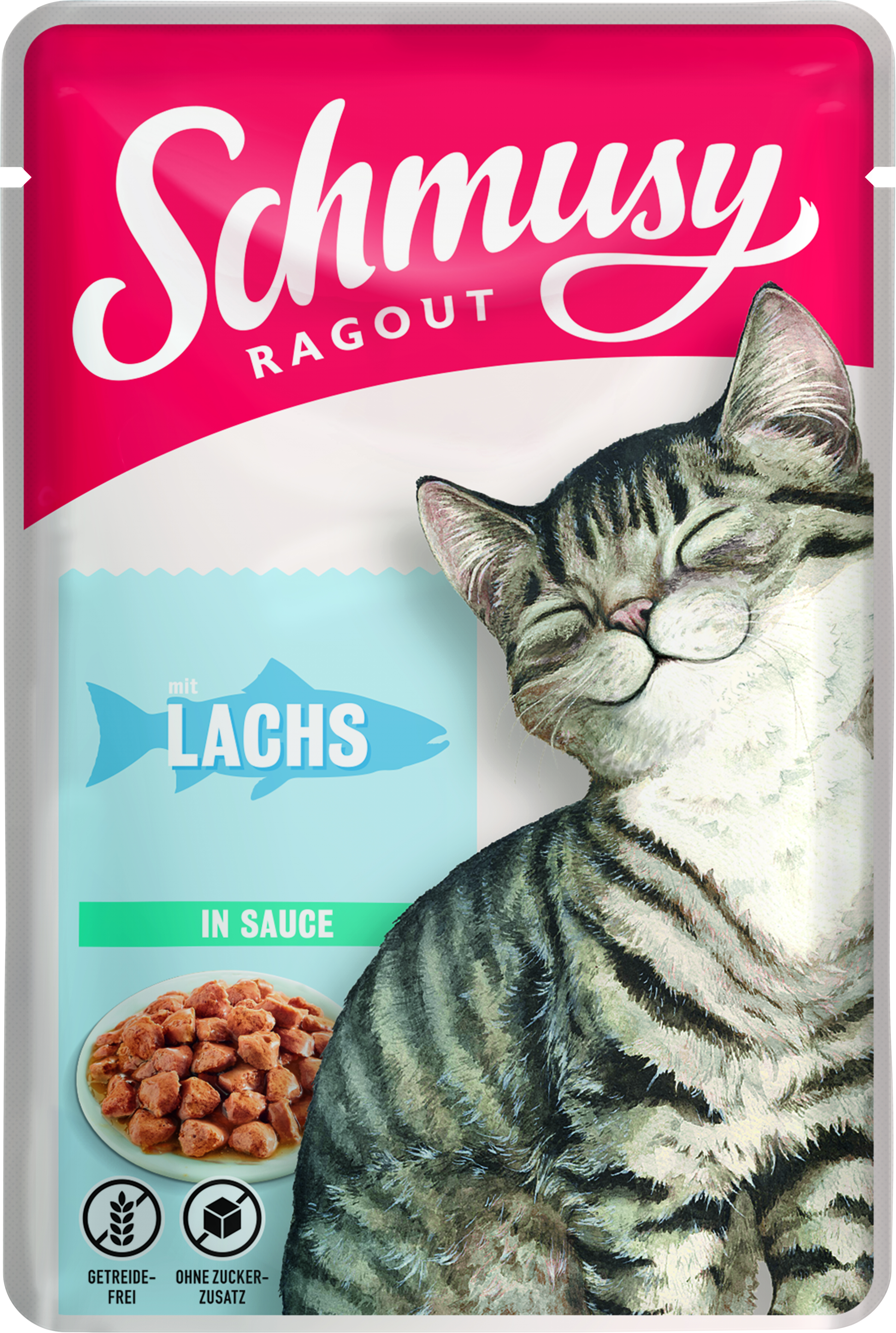 Schmusy Ragout mit Lachs in Sauce 100g