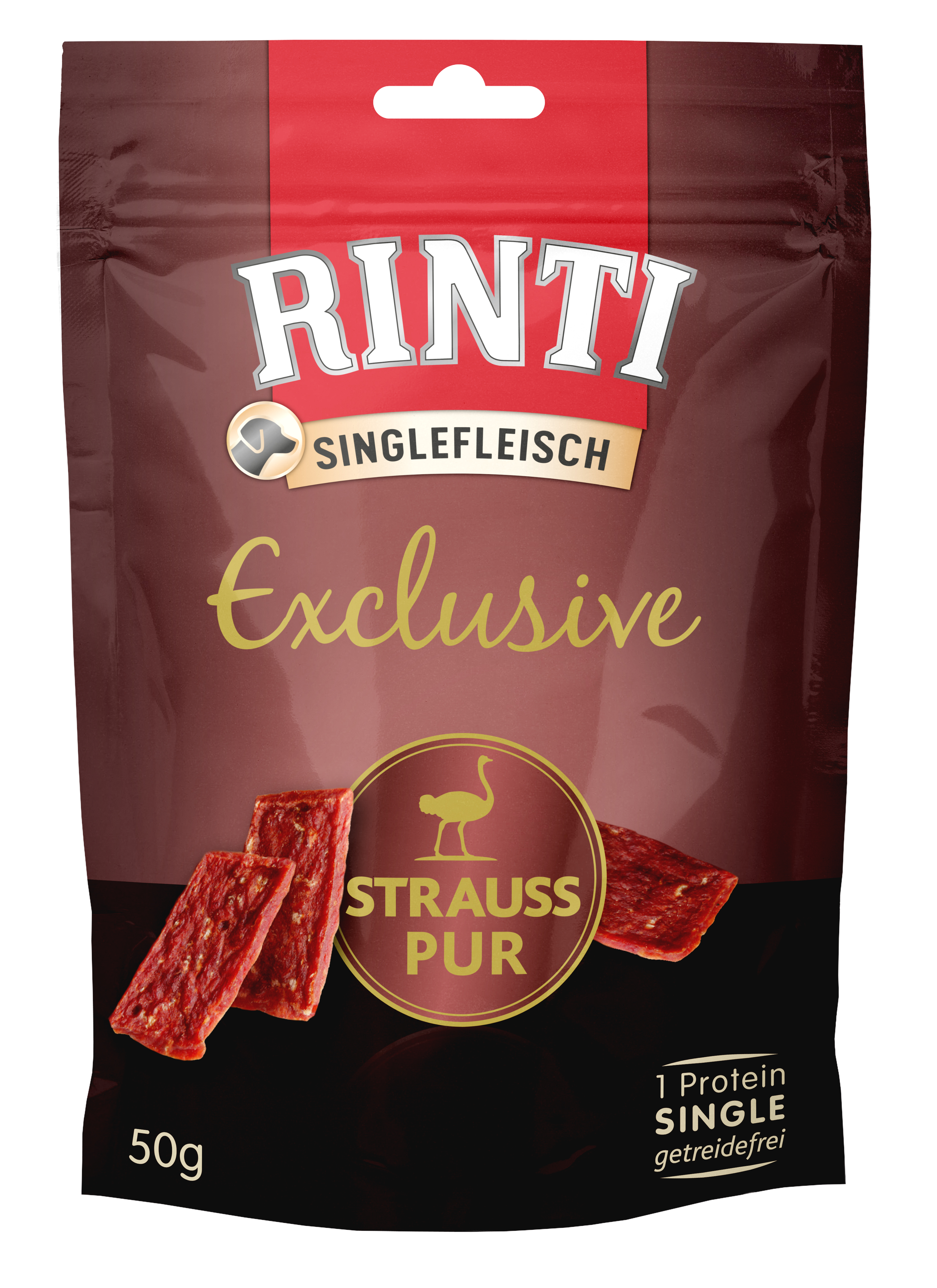 RINTI Exclusive Snack Strauß 50g