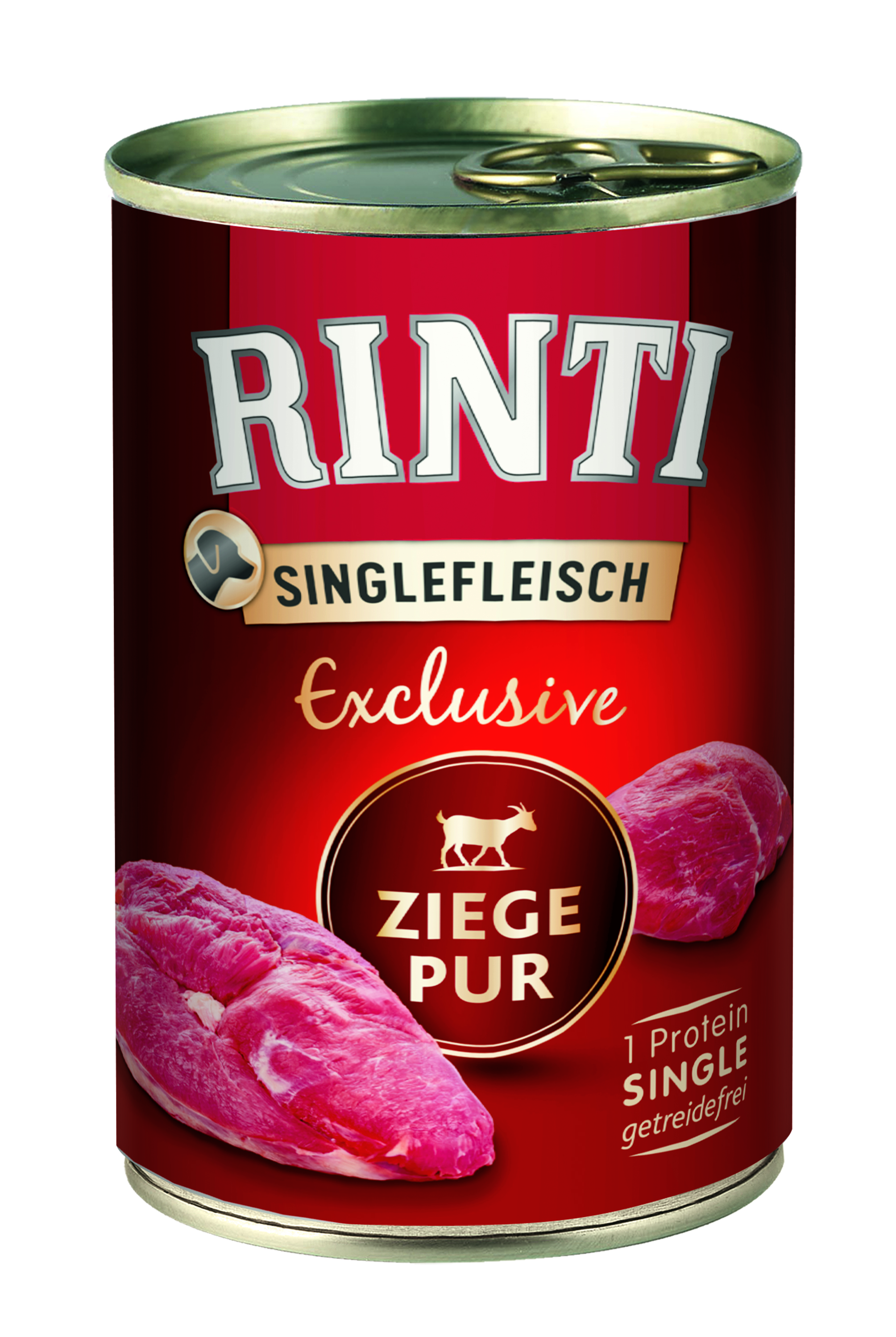 Rinti Singlefleisch Exclusive Ziege Pur 400g