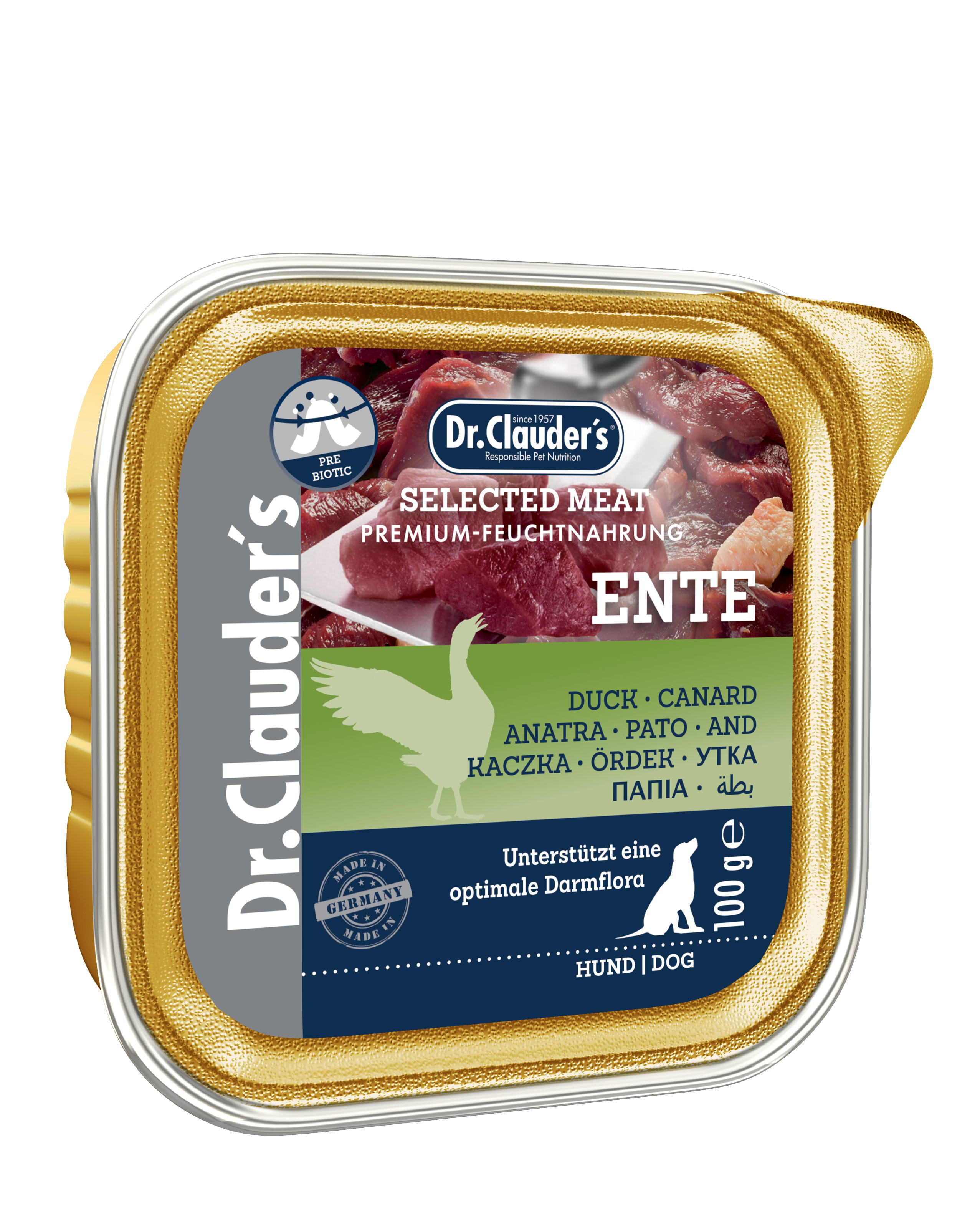 Dr. Clauders Selected Meat Schälchen Ente 100g