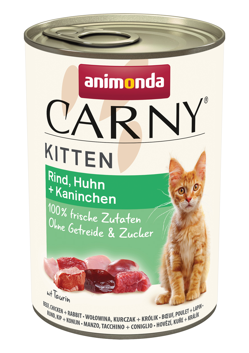 Animonda Cat Dose Carny Kitten Rind, Huhn + Kaninchen 400