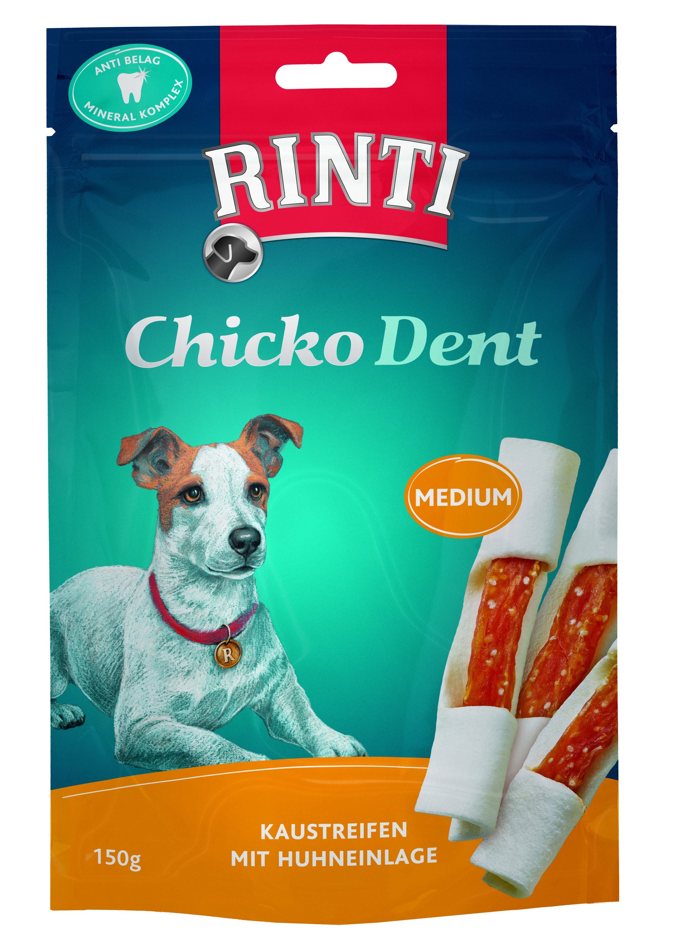 Rinti Snack Chicko Dent Huhn Medium 150g