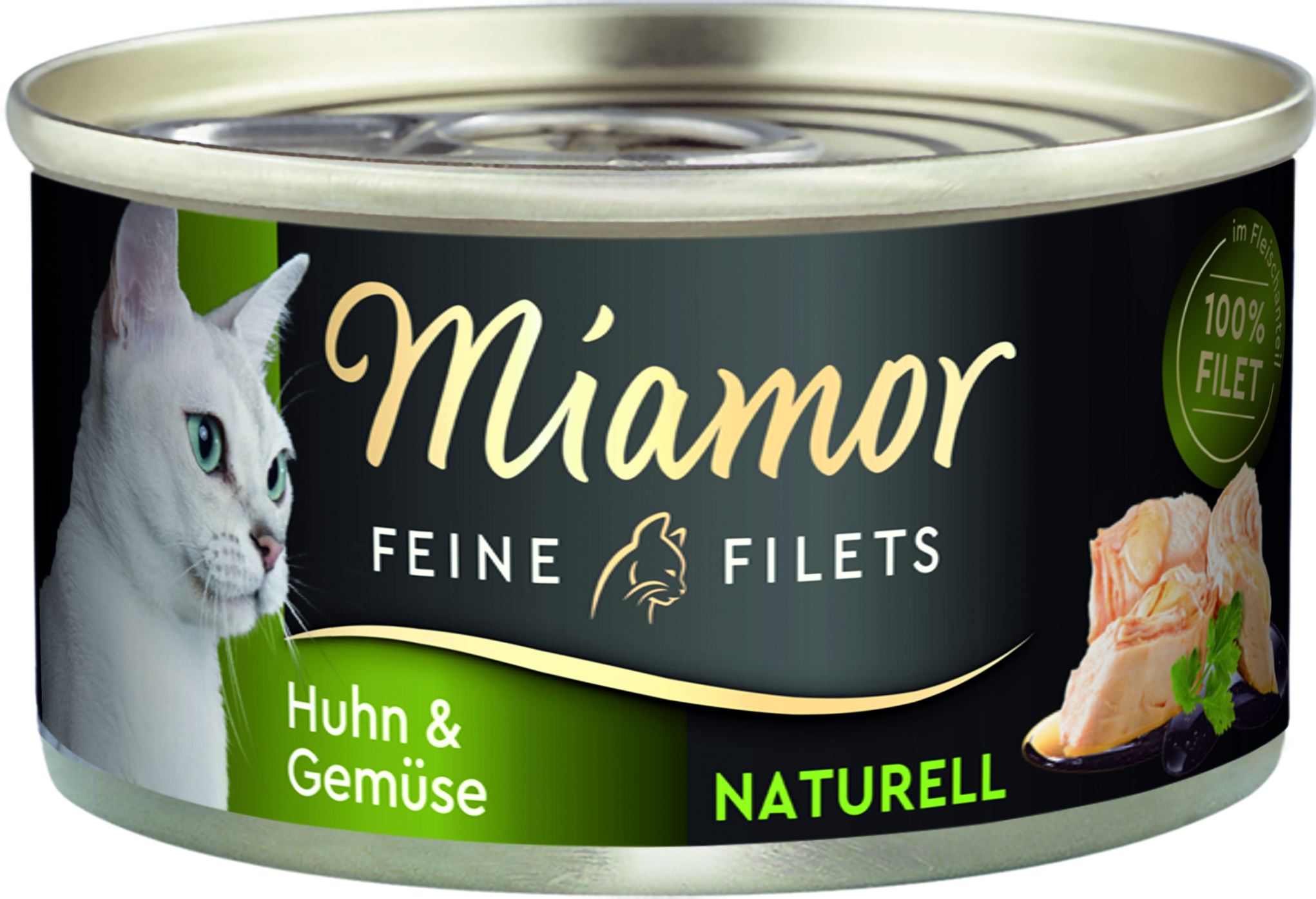 Miamor Feine Filets Naturell Huhn & Gemüse 80g