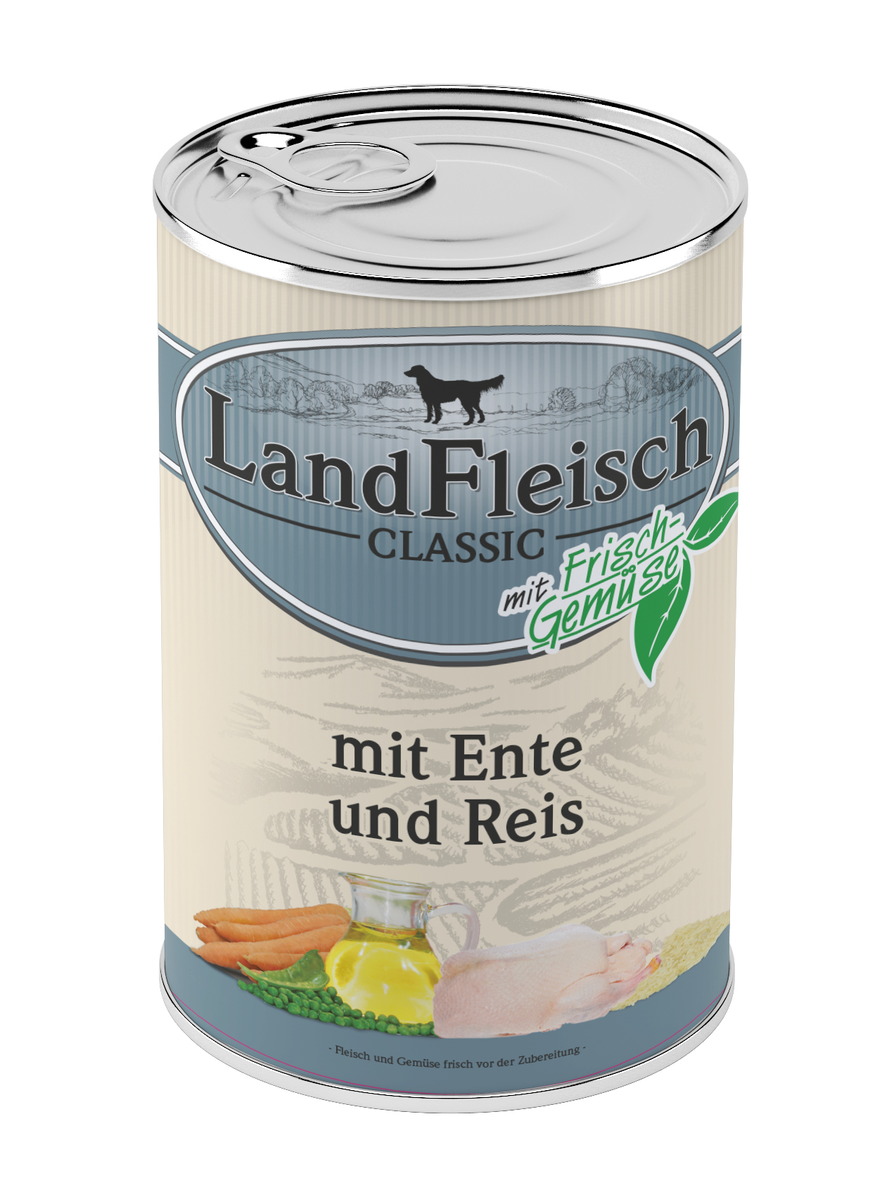 LandFleisch Classic Ente & Reis mit Frischgemüse 400g