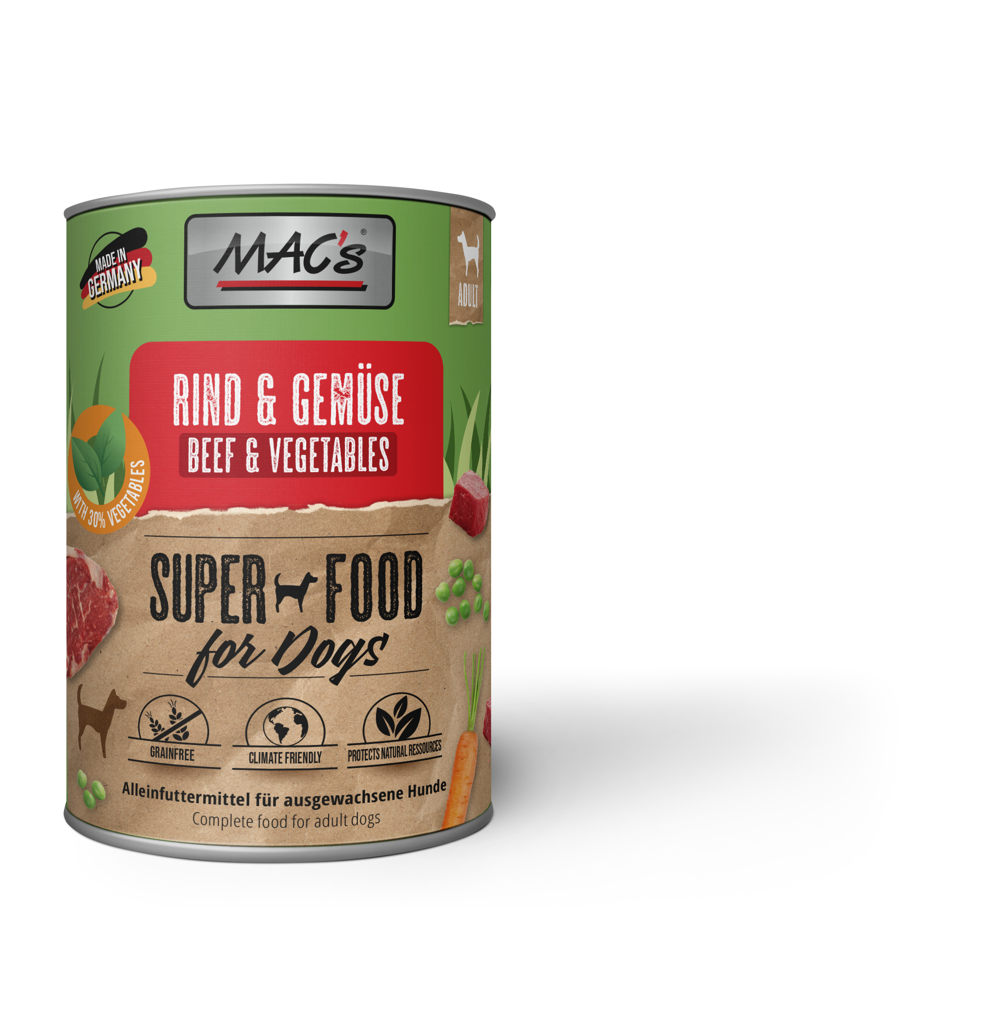 MAC's DOG Rind & Gemüse 400g