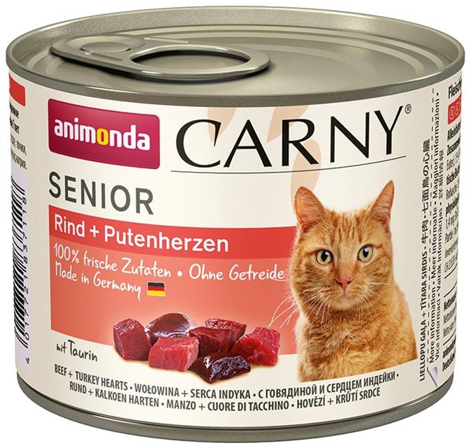 Animonda Cat  Carny Senior Rind & Putenherzen 200g