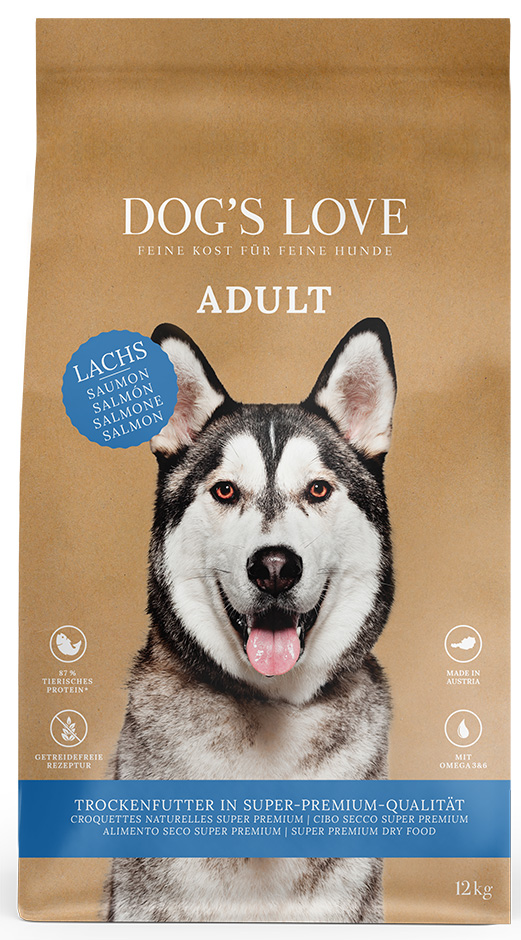 DOG'S LOVE TROCKEN Lachs & Forelle 12kg