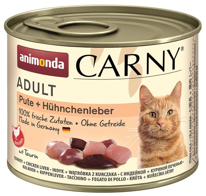 Animonda Cat  Carny Adult Pute & Hühnchenleber 200g