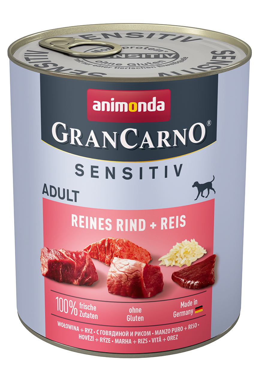Animonda GranCarno Adult Sensitive Reines Rind + Reis 800