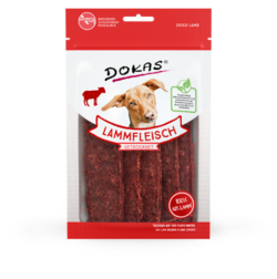 Dokas Hunde Snack Lammfleisch getrocknet 70 g