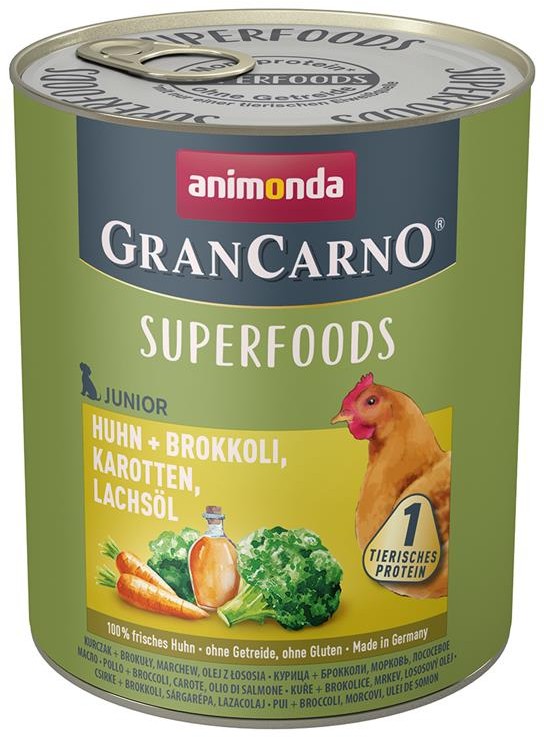Animonda Dog Dose GranCarno Superfoods Junior Huhn + Brok