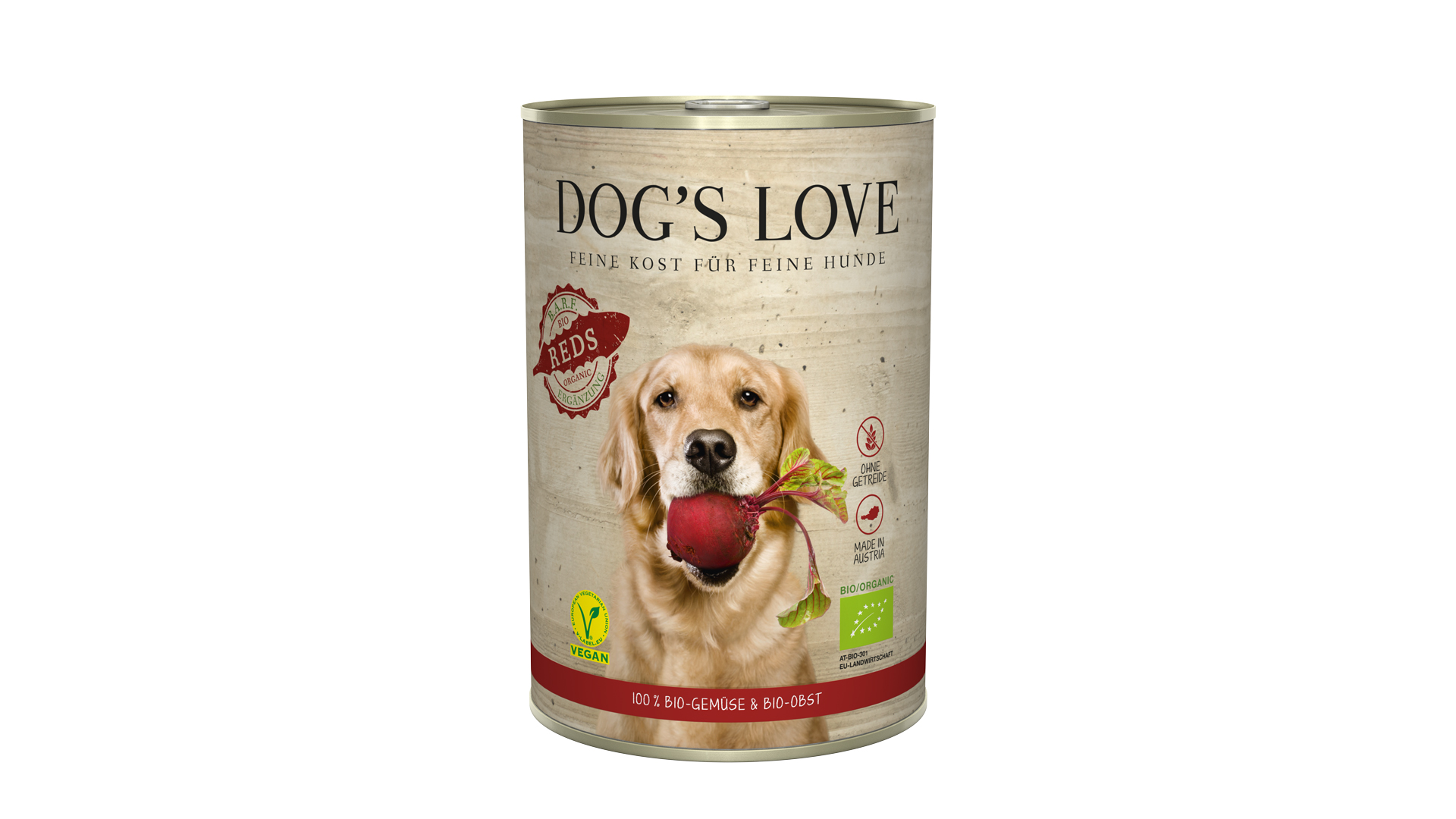 DOG'S LOVE BIO Reds Vegan 400g