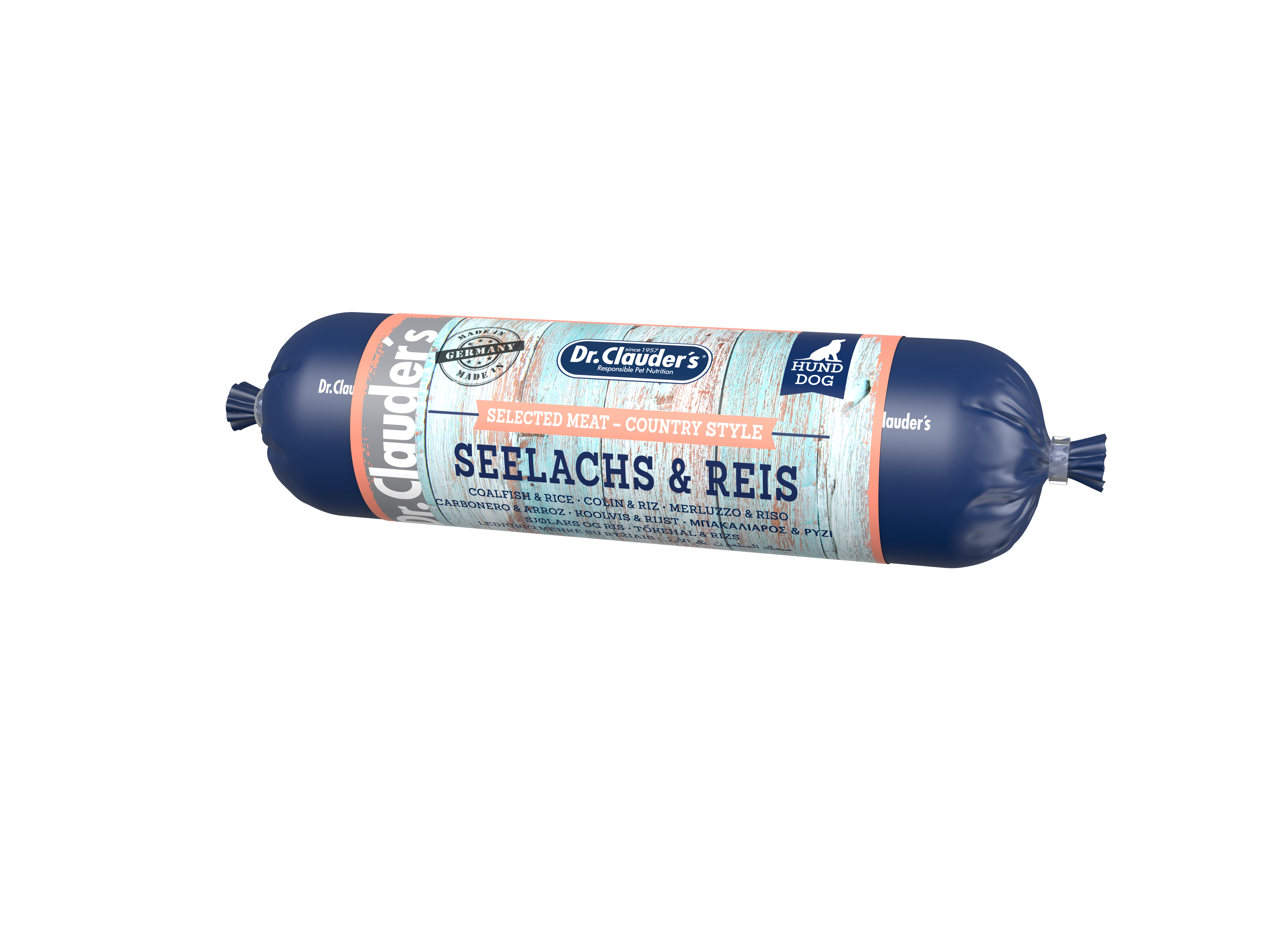 Dr. Clauders Selected Meat Country Style Seelachs & Reis 800g