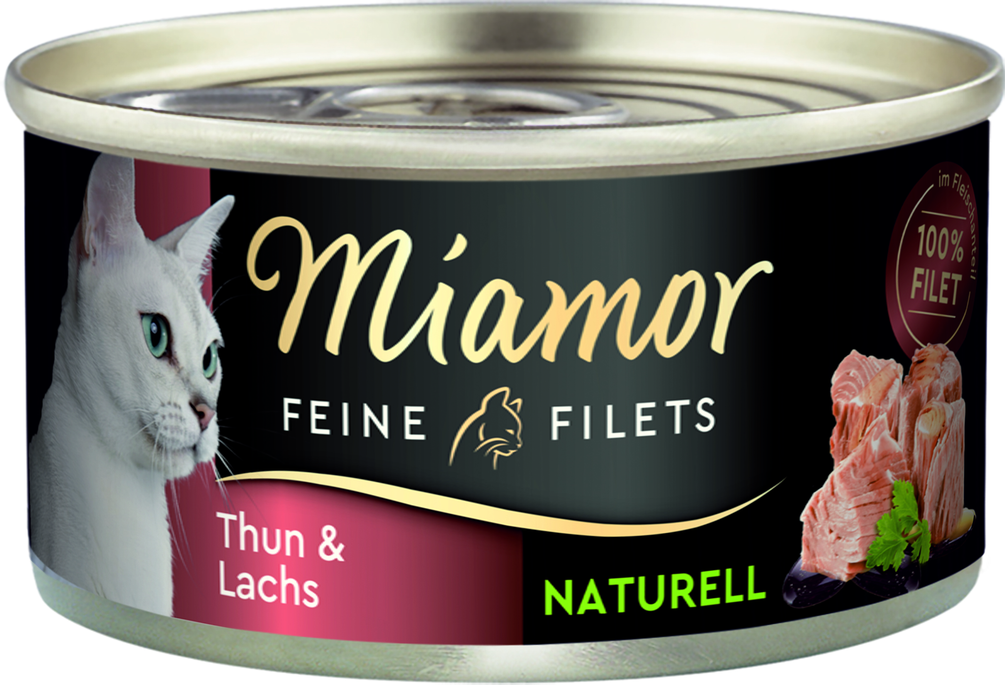 Miamor Feine Filets Naturell Thunfisch & Lachs 80g