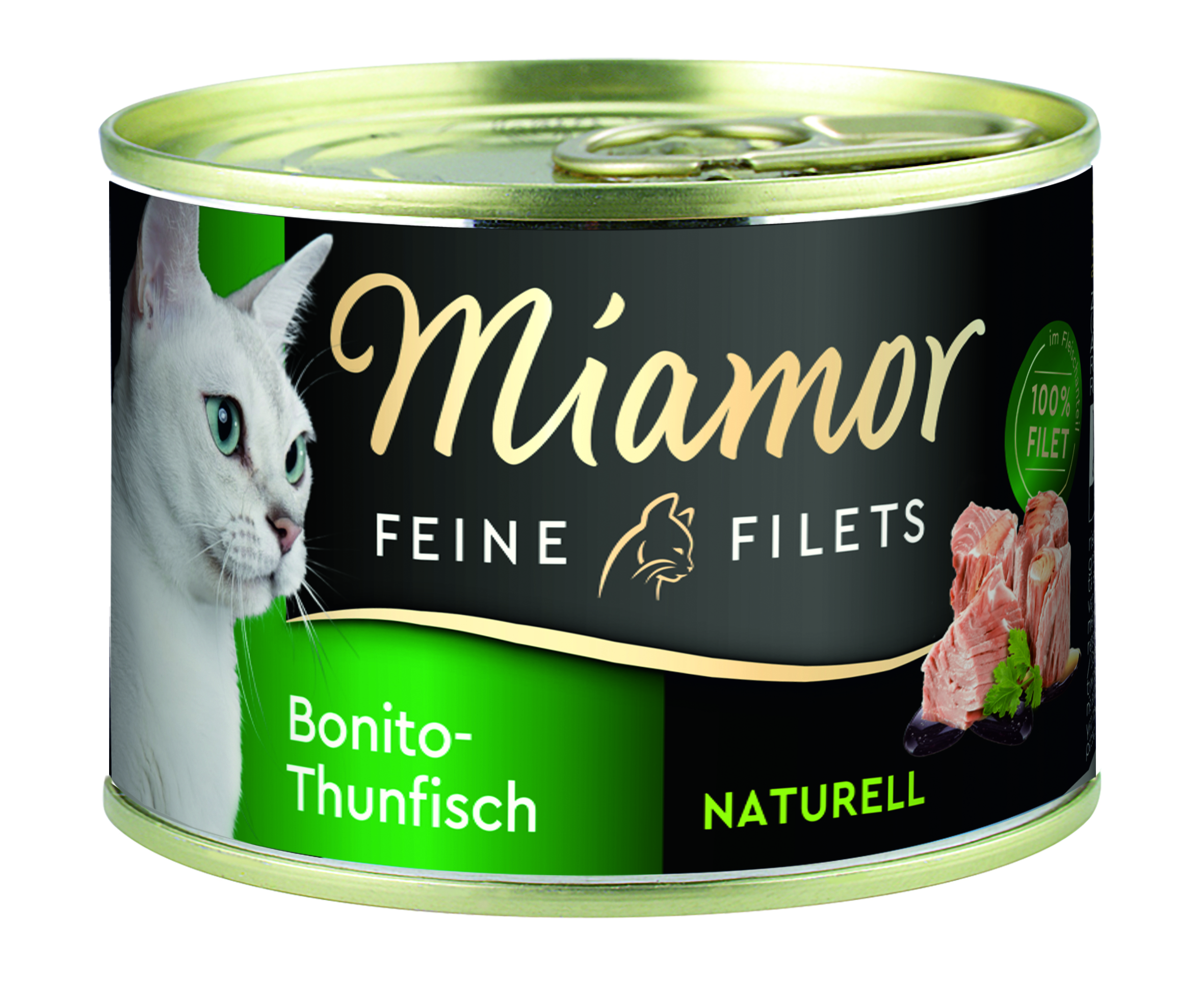 Miamor Feine Filets Naturell Bonito-Thunfisch 156g Dose