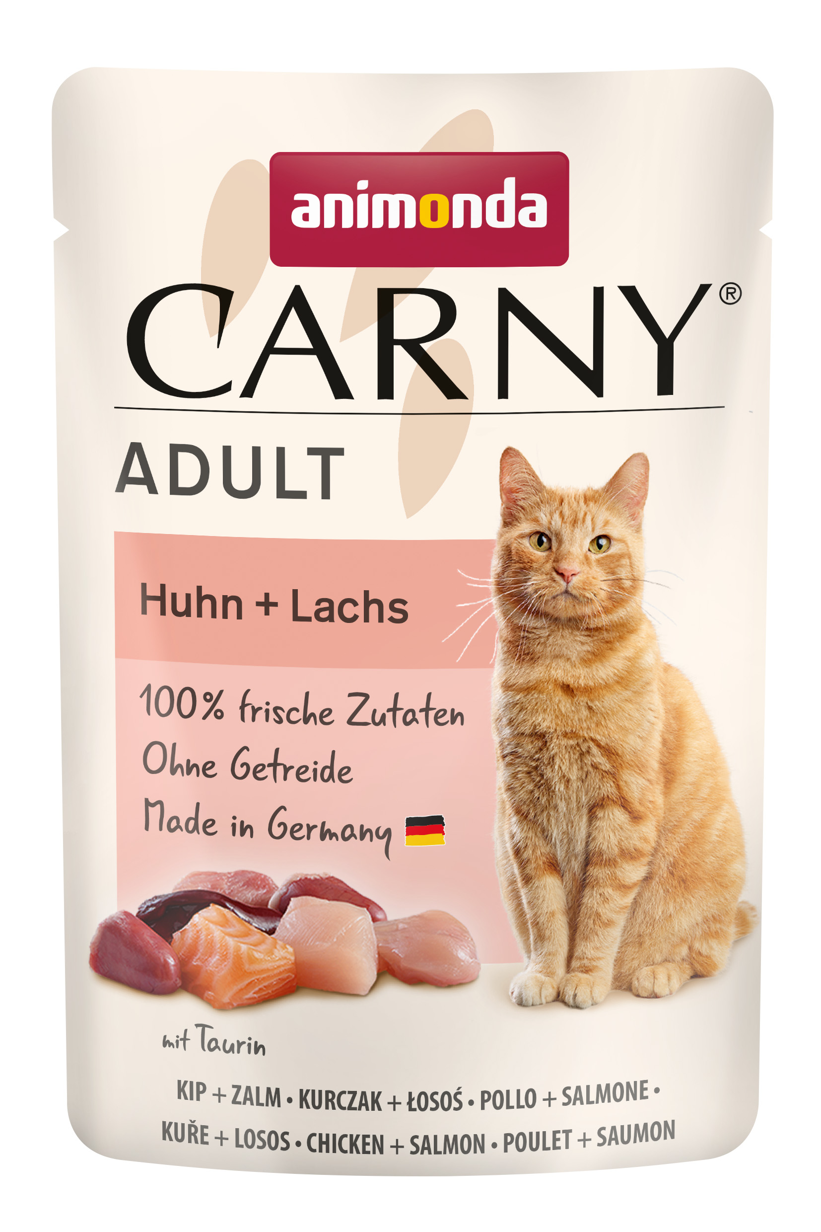 Animonda Cat Portionsbeutel Carny Adult Huhn + Lachs 85 g