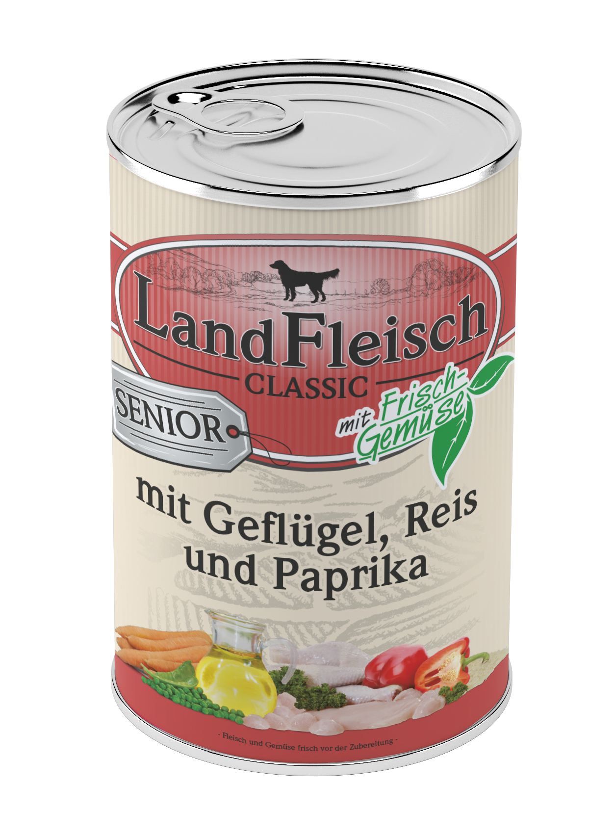 LandFleisch Classic Senior Geflügel & Reis & Paprika mit Frisc