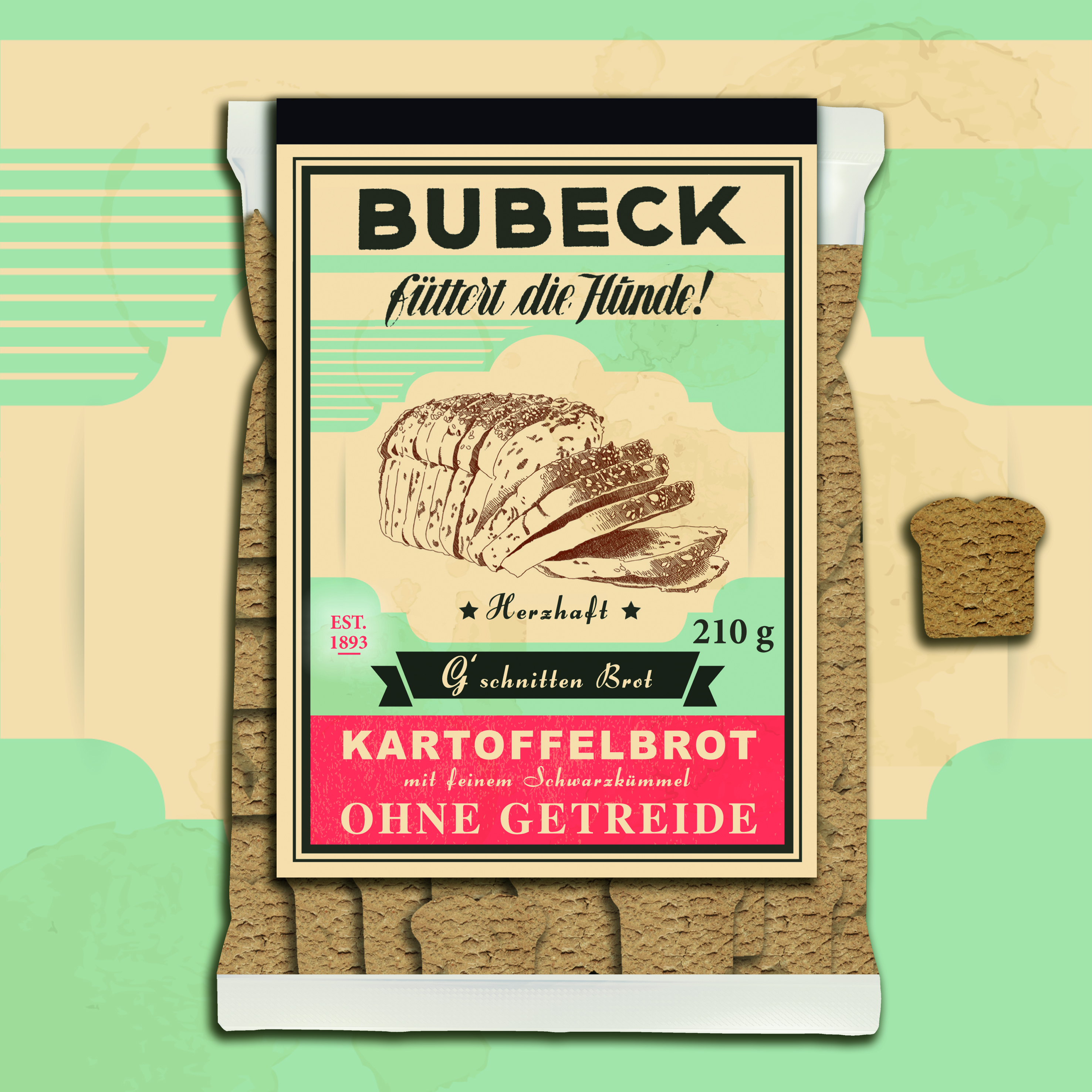 Bubeck, G´schnitten Brot 210g