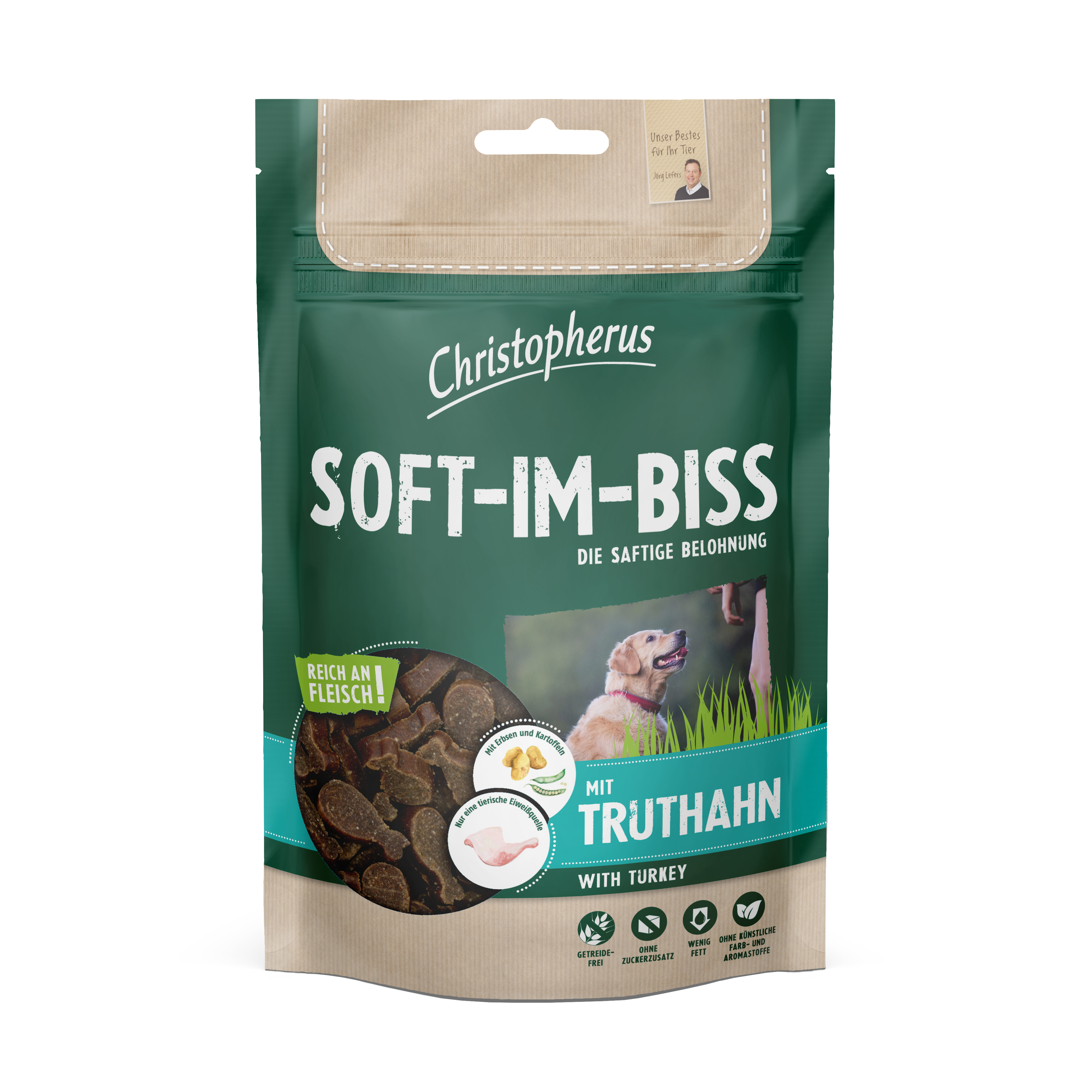 Christopherus Snacks Soft-Im-Biss mit Truthahn 125 g