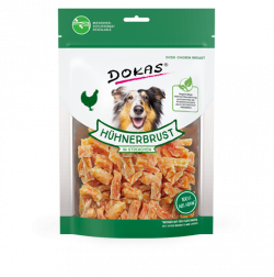 Dokas Hunde Snack Hühnerbrustfilet in Stückchen 200 g