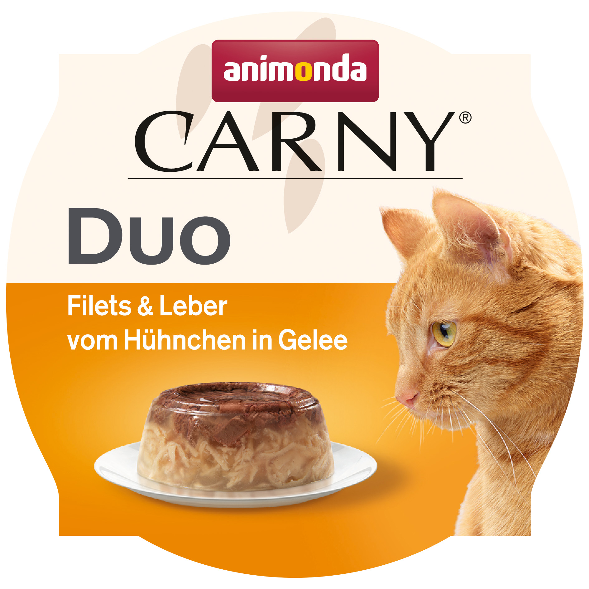 Animonda Cat Schale Carny Adult Duo Filet + Leber vom Hüh