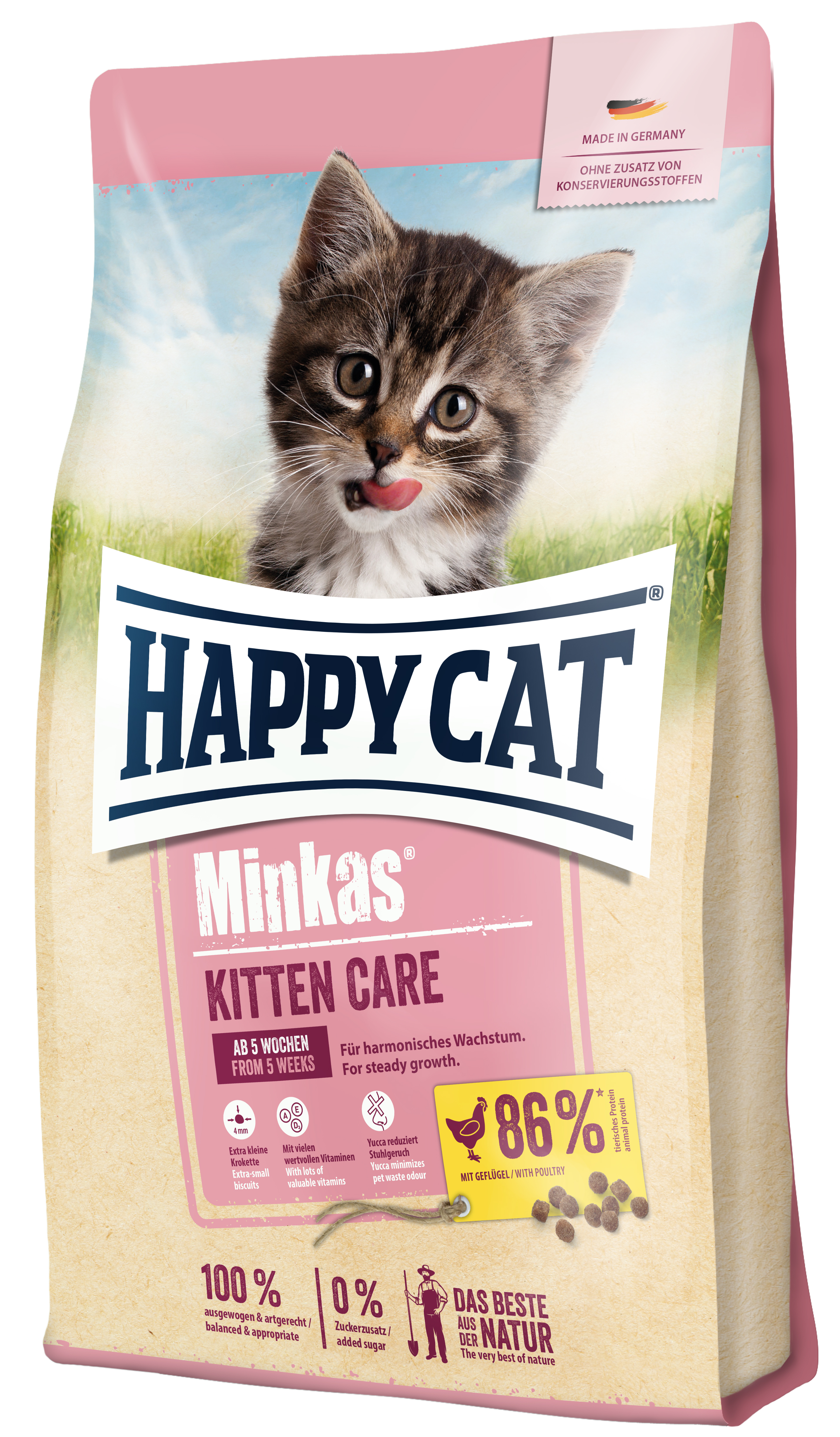 Happy Cat Minkas Kitten Care Geflügel 10kg