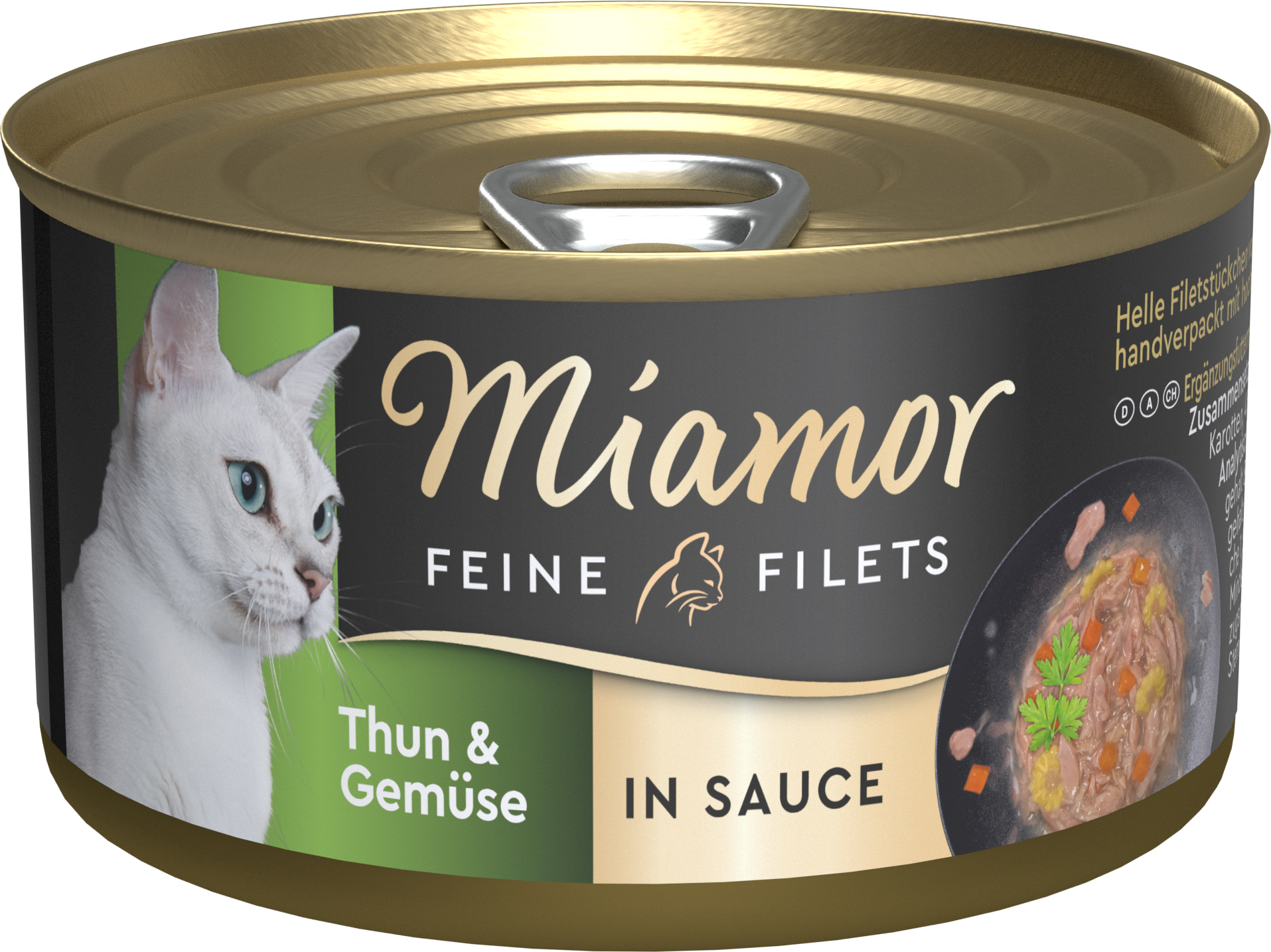 Miamor Feine Filets Thunfisch + Gemüse in Sauce 85g