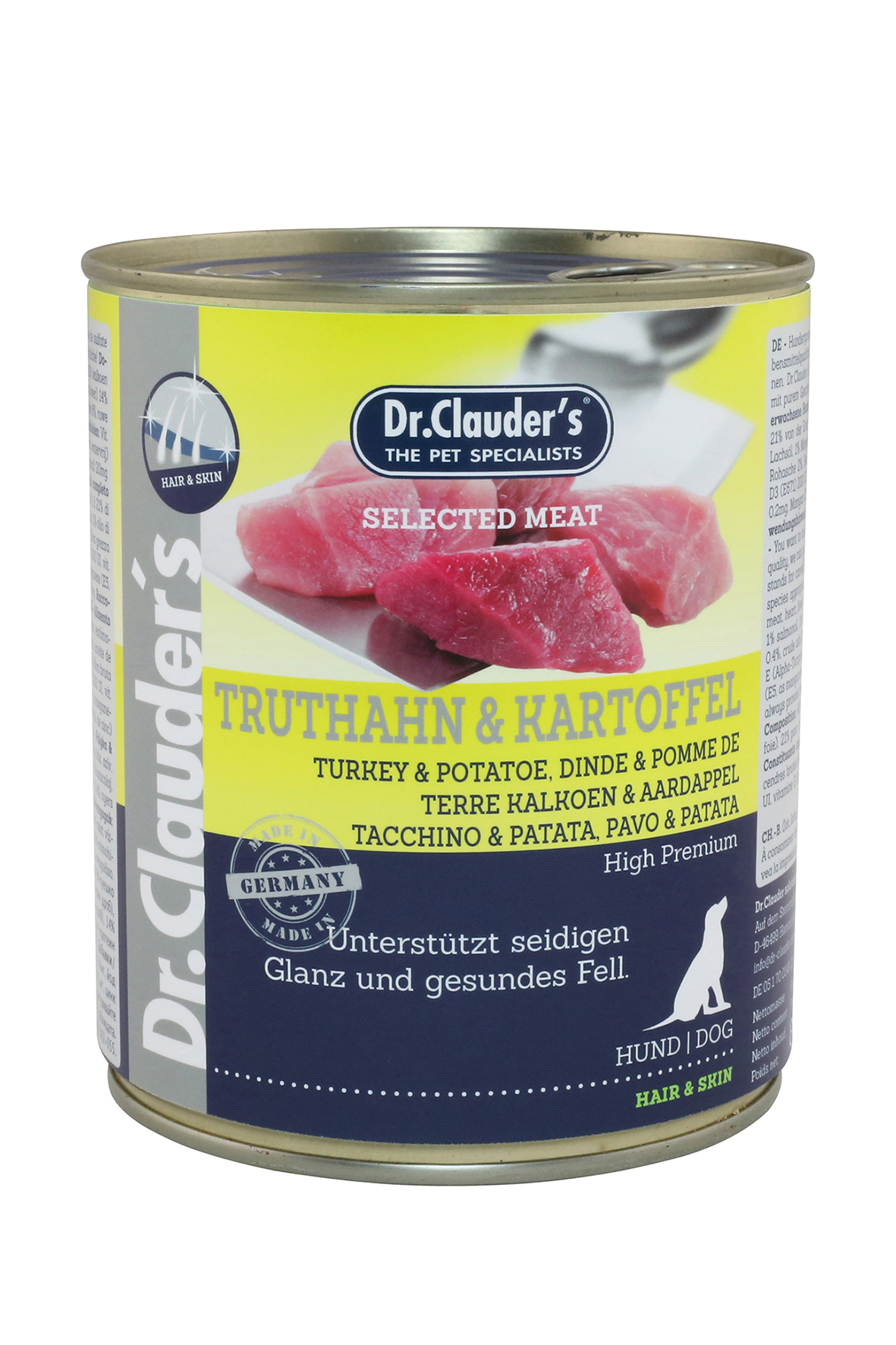 Dr. Clauders Selected Meat Truthahn & Kartoffel 800g