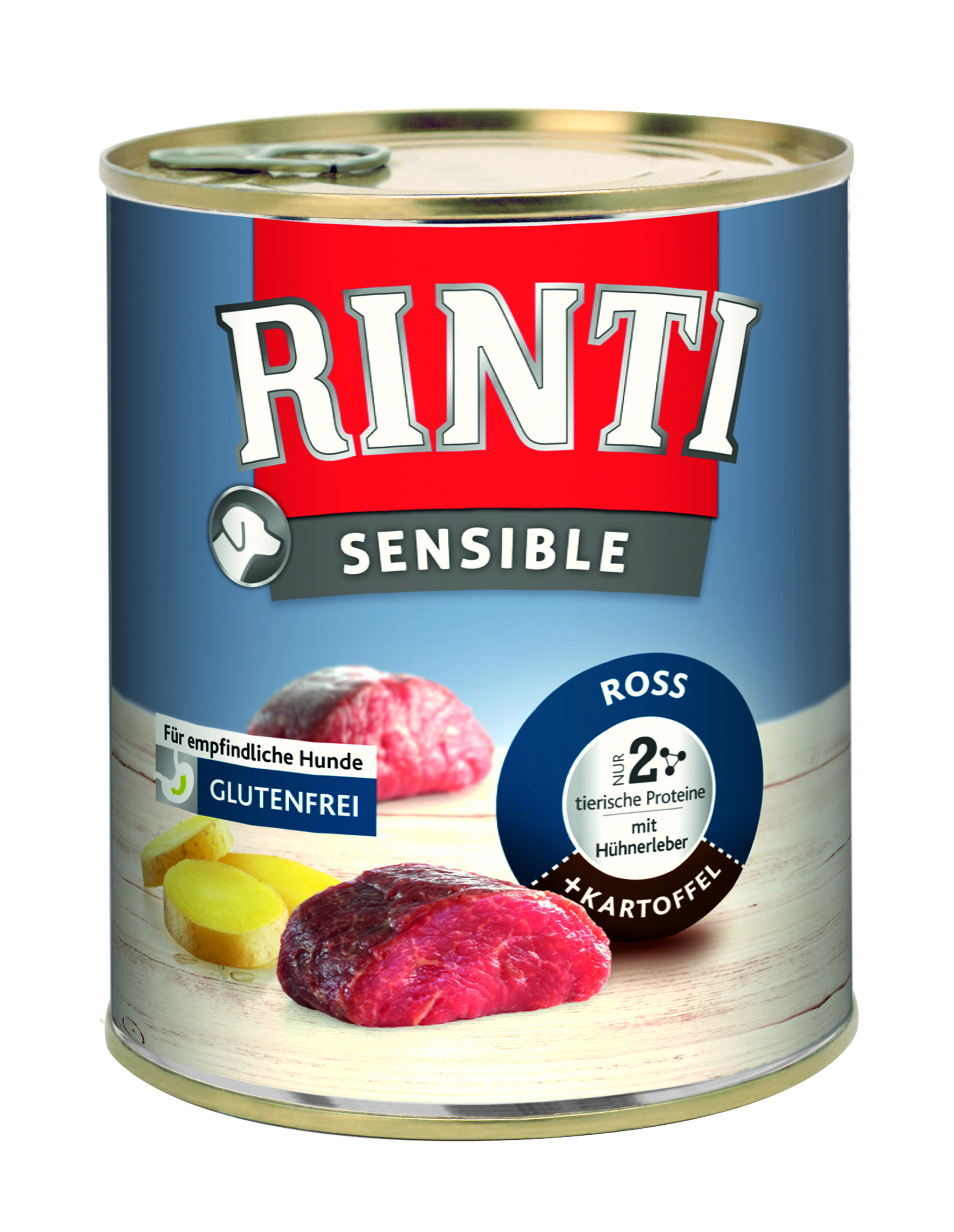RINTI Sensible Ross, Hühnerleber & Kartoffel 800g